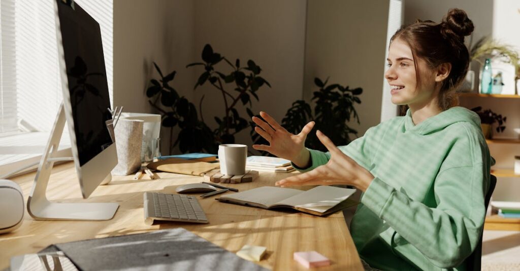 オンライン英会話のデメリットとその解決方法を表すイメージ画像