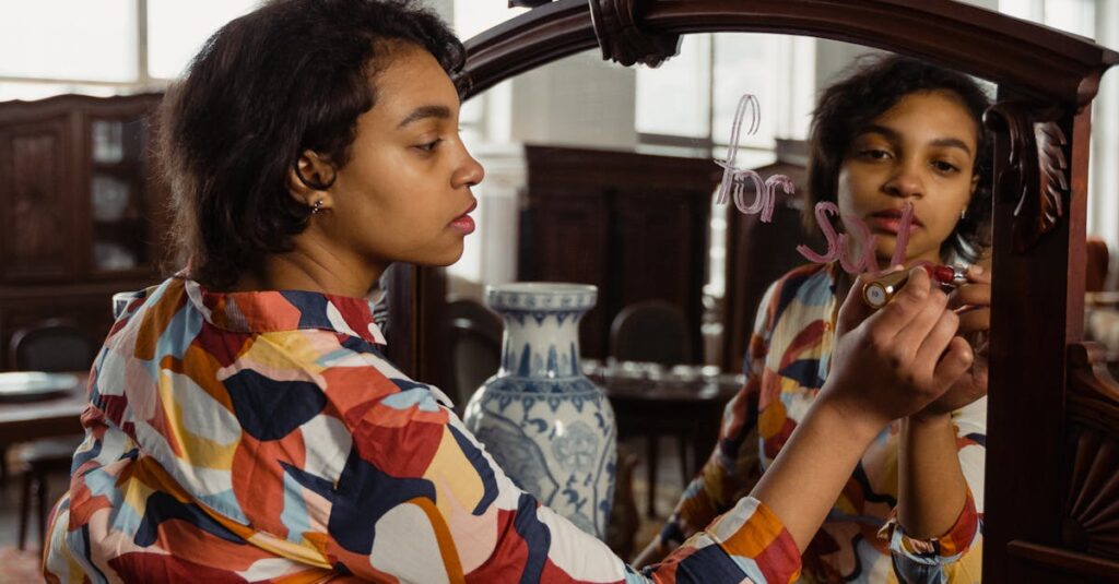 レトロゲームを店頭で査定してもらっている風景