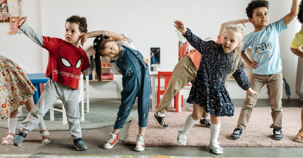 子どもが通いやすい場所にある英会話教室のイメージ