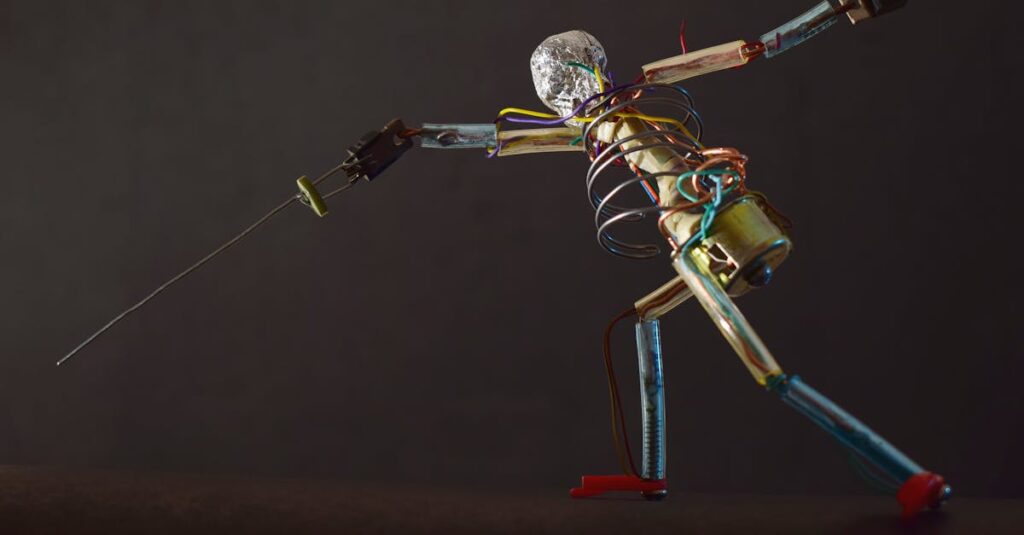 ナーワルのロボット掃除機が水拭き中にモップを洗浄している様子